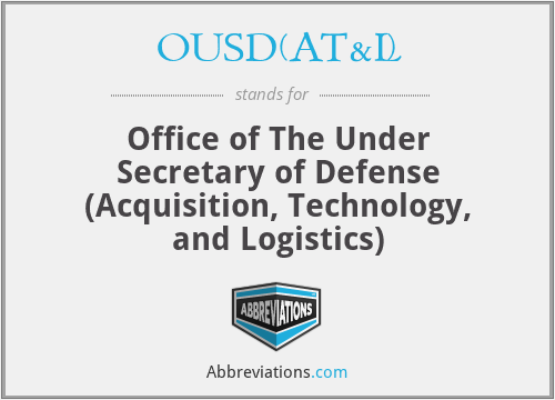What does OUSD(AT&L) stand for?
