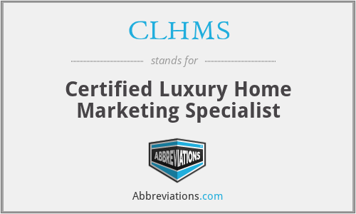 What does CLHMS stand for?