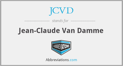 What does JCVD stand for?