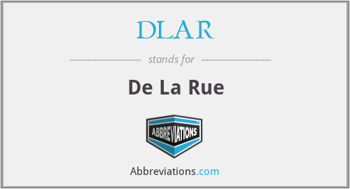DLAR - De La Rue