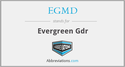What does EGMD stand for?