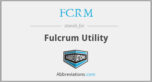 FCRM - Fulcrum Utility
