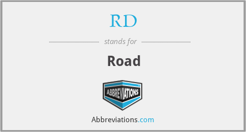 What does RD stand for?