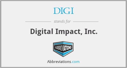 What does DIGI stand for?