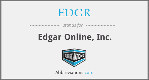 What does EDGR stand for?