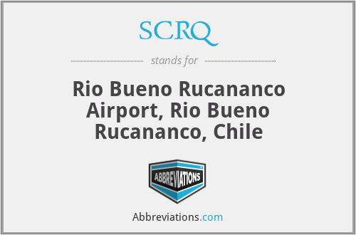 SCRQ - Rio Bueno Rucananco Airport, Rio Bueno Rucananco, Chile