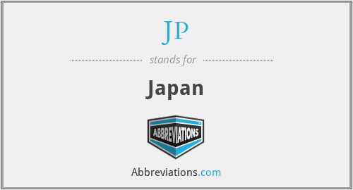 What does JP stand for?