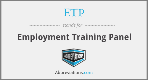 What does ETP stand for?