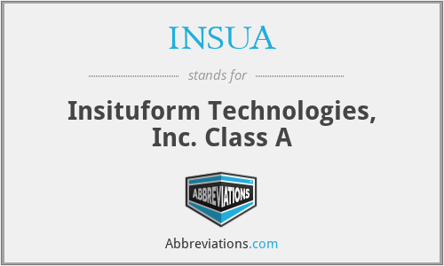 What does INSUA stand for?