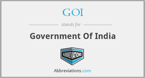 What does GOI stand for?