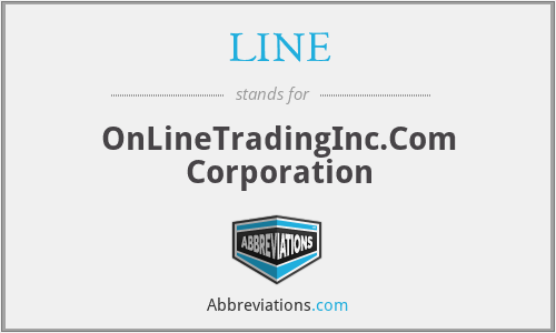 LINE - OnLineTradingInc.Com Corporation