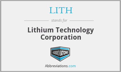 What does LITH stand for?