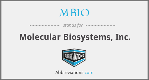 What does MBIO stand for?