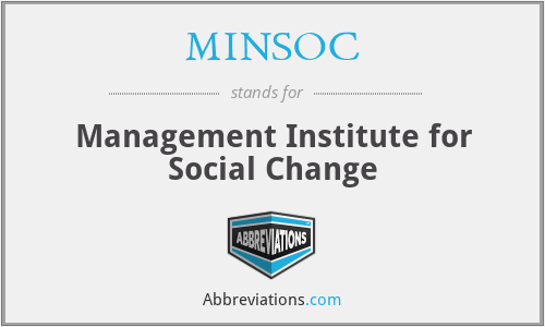 What does MINSOC stand for?