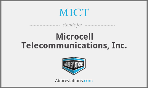 What does MICT stand for?