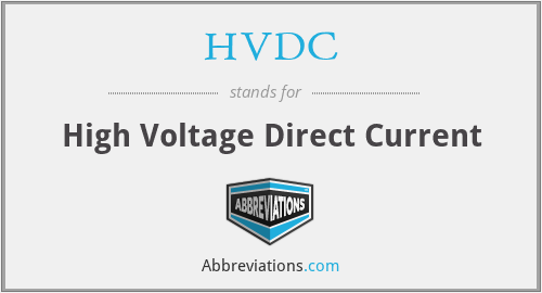What does HVDC stand for?