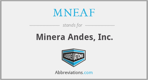 What does MNEAF stand for?
