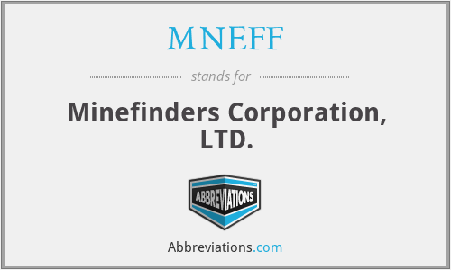What does MNEFF stand for?